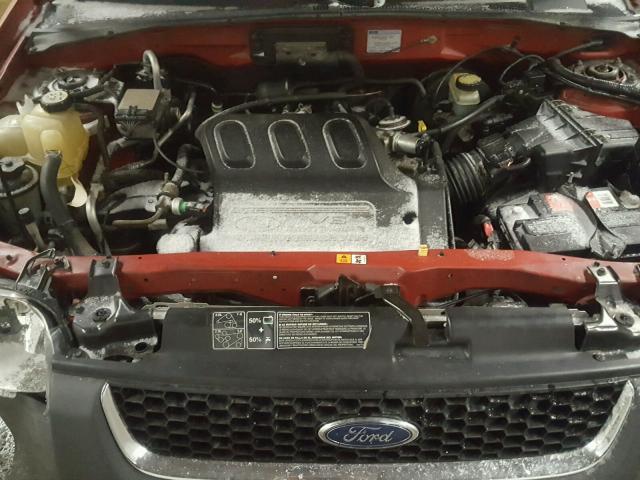 1FMYU04132KA91326 - 2002 FORD ESCAPE RED photo 7