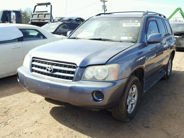 JTEGF21A820056508 - 2002 TOYOTA HIGHLANDER GRAY photo 2