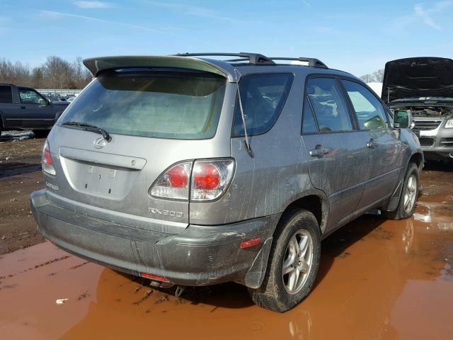 JTJHF10U710179811 - 2001 LEXUS RX 300 GRAY photo 4