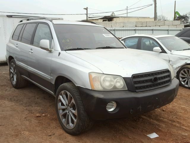 JTEGF21A710024082 - 2001 TOYOTA HIGHLANDER SILVER photo 1