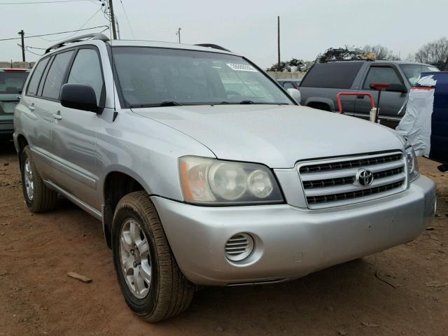 JTEHF21A010012344 - 2001 TOYOTA HIGHLANDER SILVER photo 1