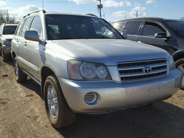 JTEHF21A110005094 - 2001 TOYOTA HIGHLANDER SILVER photo 1