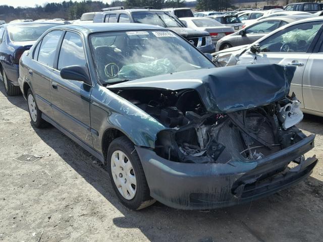 1HGEJ6676XL030317 - 1999 HONDA CIVIC LX GREEN photo 1