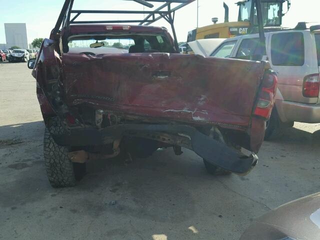 1GCEK19B06Z163116 - 2006 CHEVROLET SILVERADO MAROON photo 9