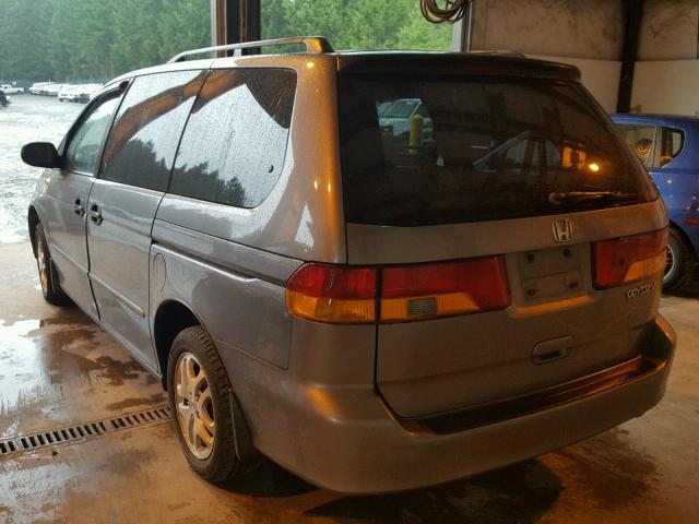 2HKRL18522H540850 - 2002 HONDA ODYSSEY LX GRAY photo 3