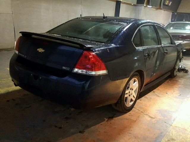 2G1WB5E3XC1180092 - 2012 CHEVROLET IMPALA LT BLUE photo 4