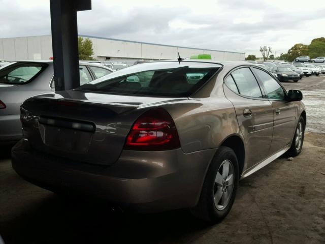 2G2WP552461201818 - 2006 PONTIAC GRAND PRIX BEIGE photo 4