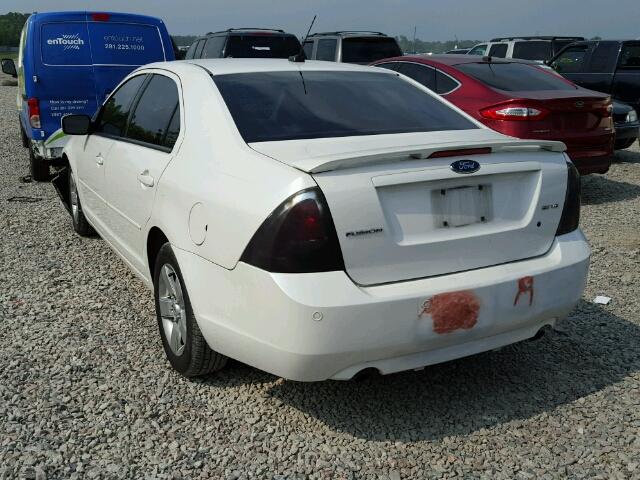 3FAHP07179R121575 - 2009 FORD FUSION SE WHITE photo 3