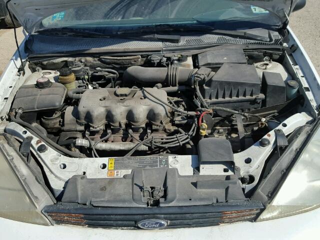 1FAFP33P91W229331 - 2001 FORD FOCUS LX WHITE photo 7