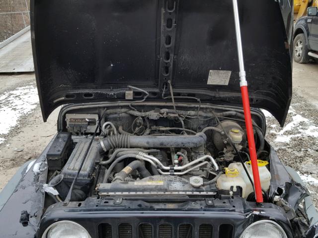 1J4FA39S96P779048 - 2006 JEEP WRANGLER X BLACK photo 7