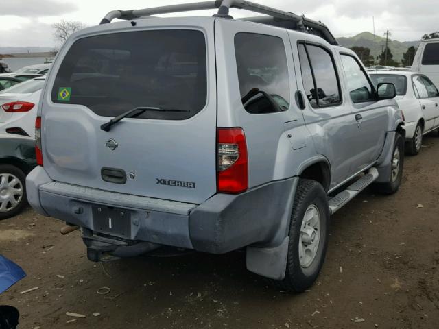 5N1ED28YXYC560520 - 2000 NISSAN XTERRA XE SILVER photo 4