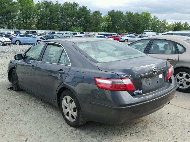 4T1BE46K47U533901 - 2007 TOYOTA CAMRY CE/L GRAY photo 3