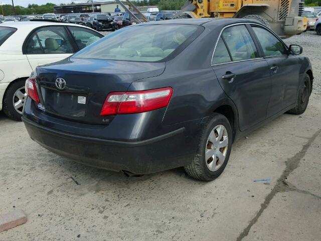 4T1BE46K47U533901 - 2007 TOYOTA CAMRY CE/L GRAY photo 4