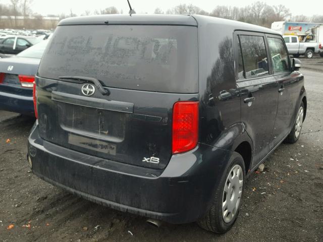 JTLKE50EX81033438 - 2008 TOYOTA SCION XB BLACK photo 4