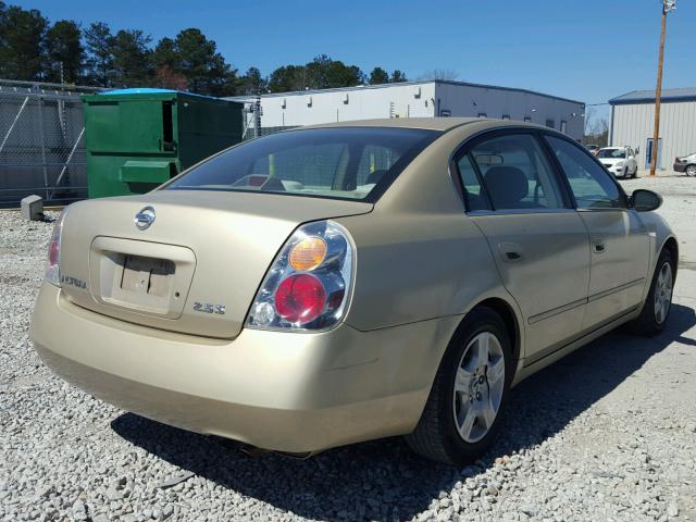 1N4AL11D33C274417 - 2003 NISSAN ALTIMA BAS GOLD photo 4