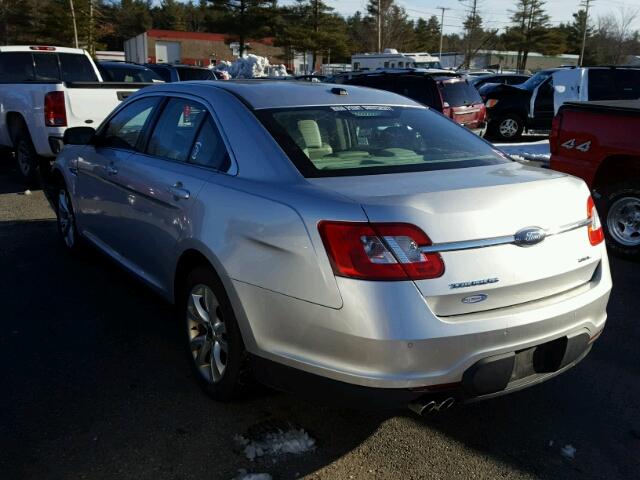 1FAHP2EW6AG150779 - 2010 FORD TAURUS SEL SILVER photo 3