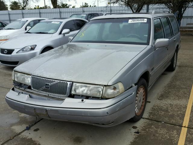 YV1KW9603V1039986 - 1997 VOLVO 960 GRAY photo 2