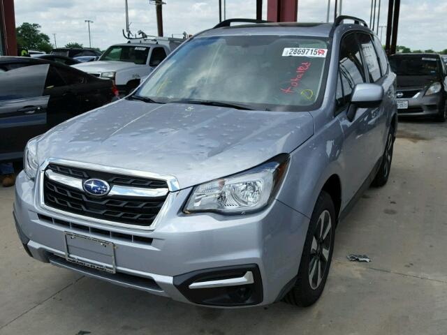 JF2SJAEC6HH510334 - 2017 SUBARU FORESTER 2 SILVER photo 2