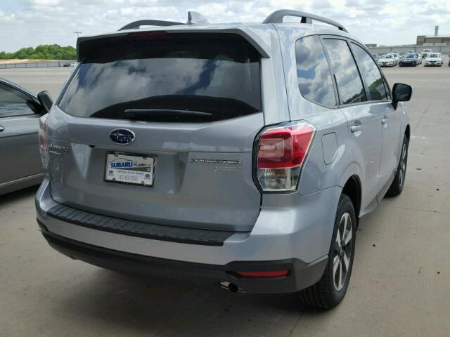 JF2SJAEC6HH510334 - 2017 SUBARU FORESTER 2 SILVER photo 4