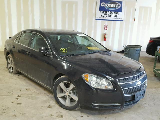 1G1ZC5E1XBF100516 - 2011 CHEVROLET MALIBU 1LT BLACK photo 1