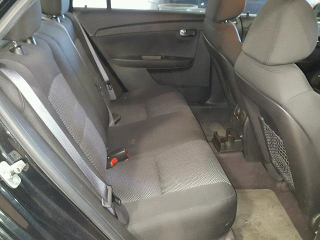 1G1ZC5E1XBF100516 - 2011 CHEVROLET MALIBU 1LT BLACK photo 6