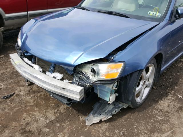 4S3BL616077212744 - 2007 SUBARU LEGACY 2.5 BLUE photo 9