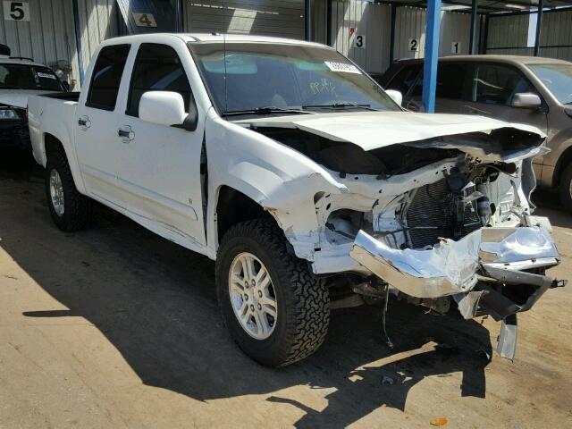 1GTDT13E498137303 - 2009 GMC CANYON WHITE photo 1