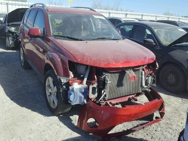 JA4MT41XX9Z603794 - 2009 MITSUBISHI OUTLANDER RED photo 1