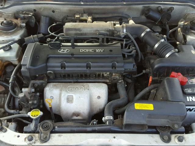 KMHJF35F3YU025668 - 2000 HYUNDAI ELANTRA GL SILVER photo 7