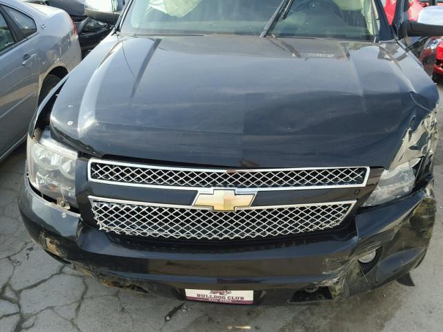 3GNFK32049G187777 - 2009 CHEVROLET AVALANCHE BLACK photo 7