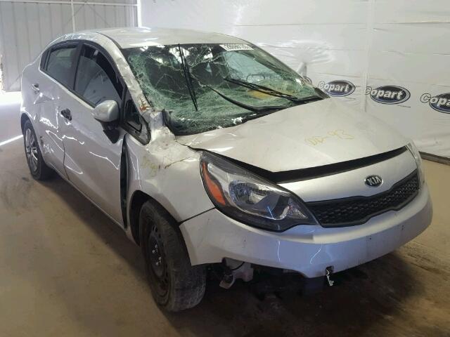 KNADM4A33G6548651 - 2016 KIA RIO LX SILVER photo 9