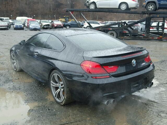 WBSLX9C50DD159919 - 2013 BMW M6 BLACK photo 3