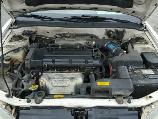 KMHJF34M9VU401205 - 1997 HYUNDAI ELANTRA GL WHITE photo 7