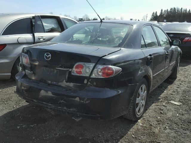 1YVHP80C285M02778 - 2008 MAZDA 6 I BLACK photo 4