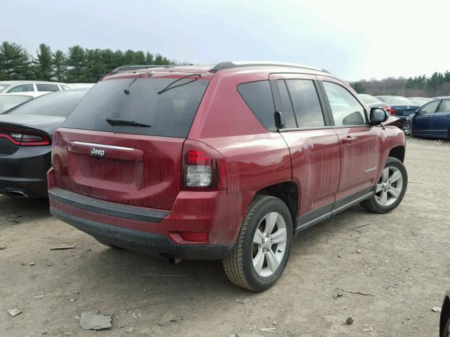 1C4NJCBA7GD569022 - 2016 JEEP COMPASS SP RED photo 4
