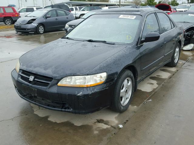 1HGCG1658XA041273 - 1999 HONDA ACCORD EX BLACK photo 2