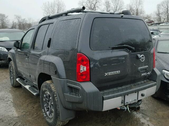 5N1AN0NW7FN656917 - 2015 NISSAN XTERRA X GRAY photo 3