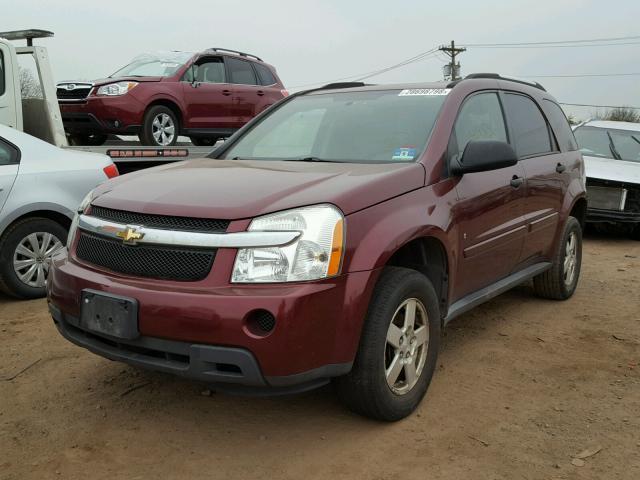 2CNDL13F476095528 - 2007 CHEVROLET EQUINOX LS MAROON photo 2