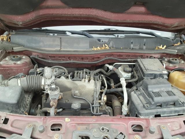 2CNDL13F476095528 - 2007 CHEVROLET EQUINOX LS MAROON photo 7