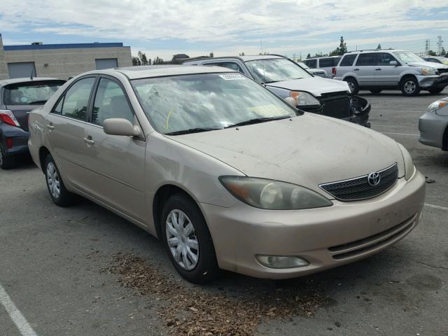 4T1BE32K04U356646 - 2004 TOYOTA CAMRY LE GOLD photo 1