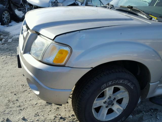 1FMZU77K15UB62338 - 2005 FORD EXPLORER S SILVER photo 9