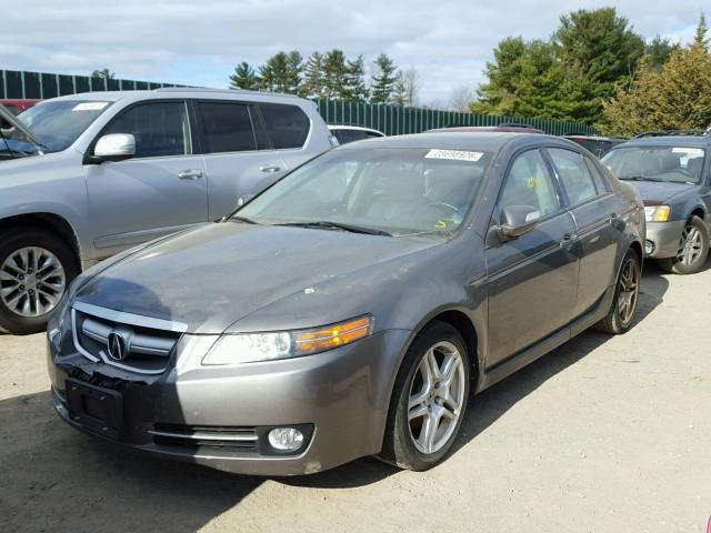 19UUA66287A026409 - 2007 ACURA TL GRAY photo 2