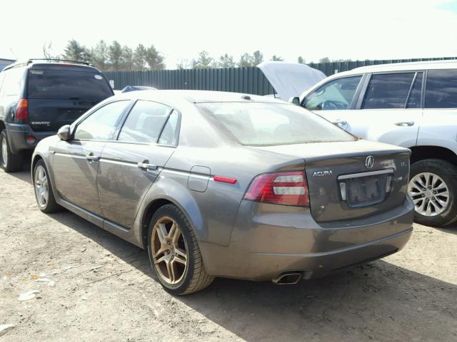 19UUA66287A026409 - 2007 ACURA TL GRAY photo 3