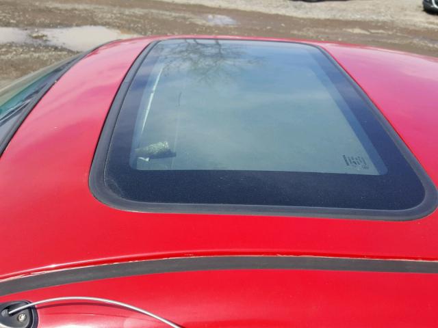 1HGEJ8242YL001390 - 2000 HONDA CIVIC EX წითელი ფოტო 9