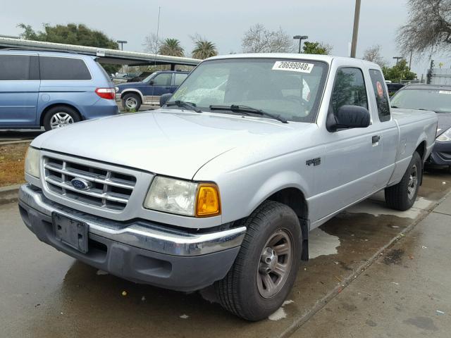 1FTYR44E42PB75478 - 2002 FORD RANGER SUP Stříbrná fotografie 2