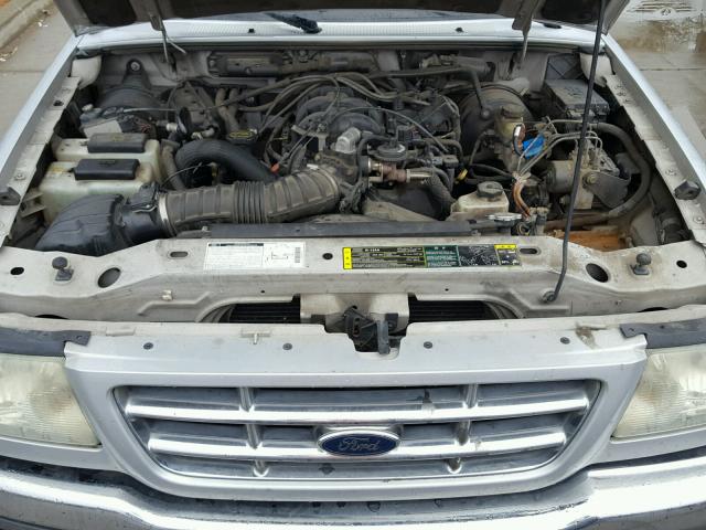 1FTYR44E42PB75478 - 2002 FORD RANGER SUP Stříbrná fotografie 7