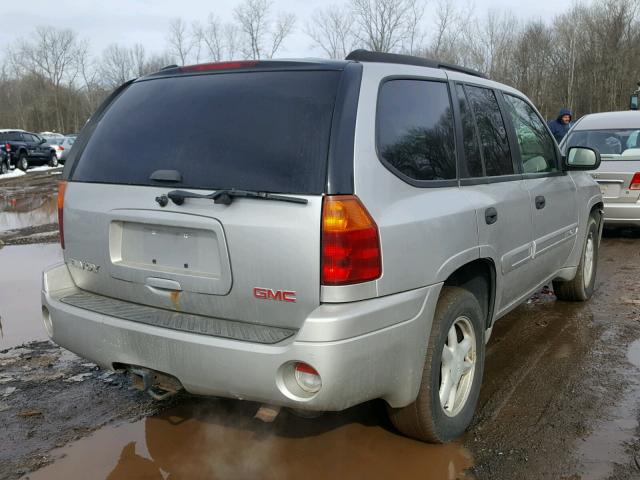 1GKDT13S442303695 - 2004 GMC ENVOY SILVER photo 4