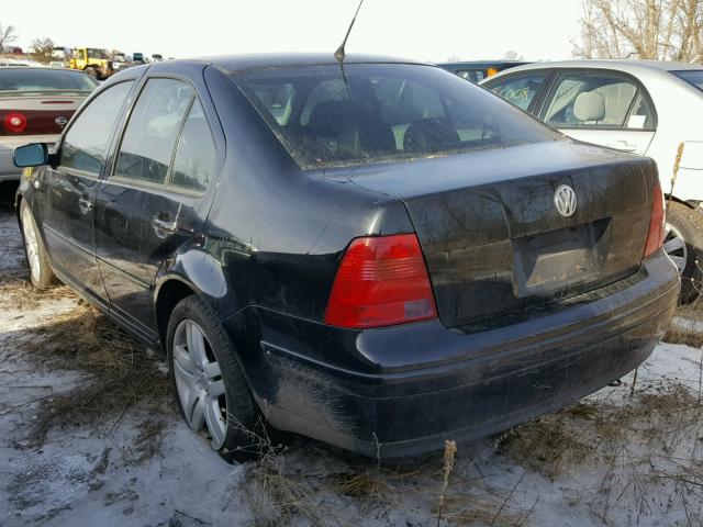 3VWTG29M31M067083 - 2001 VOLKSWAGEN JETTA GLX BLACK photo 3