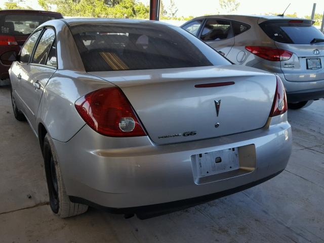 1G2ZF55B964218778 - 2006 PONTIAC G6 SE SILVER photo 3