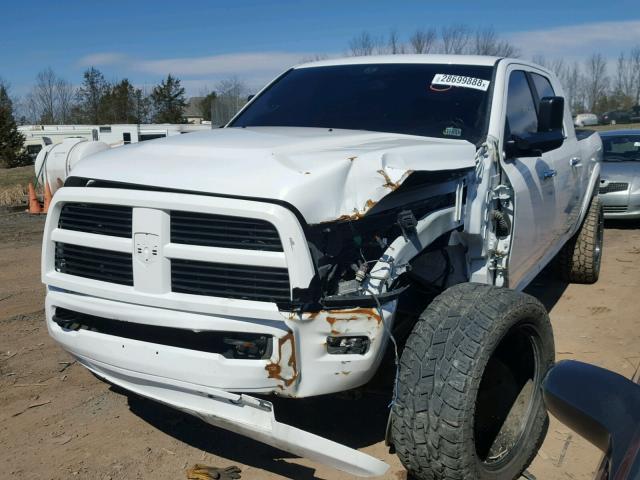 3C63D3NL7CG252616 - 2012 DODGE RAM 3500 L WHITE photo 2